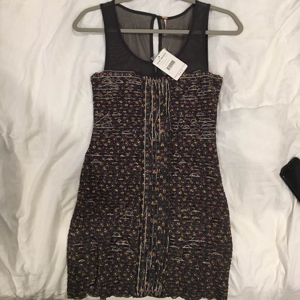XS Free People Dress - NWT Dark Grayish Color